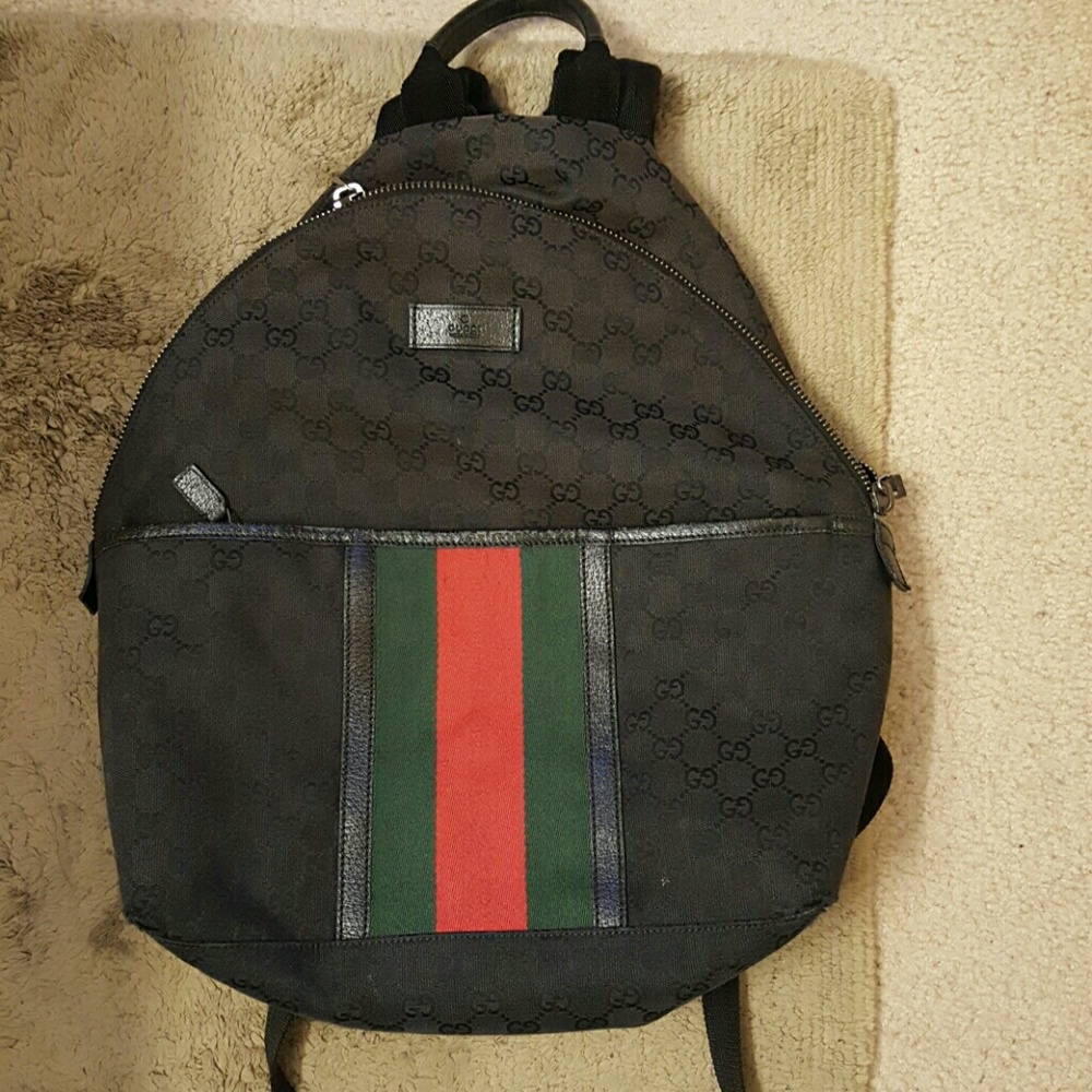 GUCCI  Canvas Backpack
